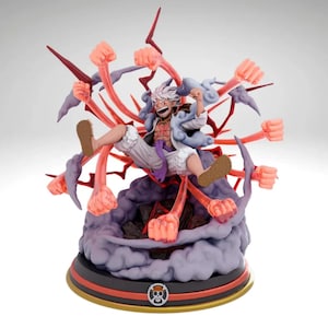 Luffy One Piece 14K Resin Figure – 3D Printed Action Figure, Hand Painted or Unpainted, One Piece Fan Art