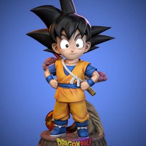 Kid Goku Dragon Ball – 14K 3D Printed Resin Model Hand Painted or Unpainted | Dragon Ball Z Fan Art Goku | Dragonball Daima