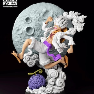 Luffy One Piece 14K Resin Figure – 3D Printed Action Figure, Hand Painted or Unpainted, One Piece Fan Art