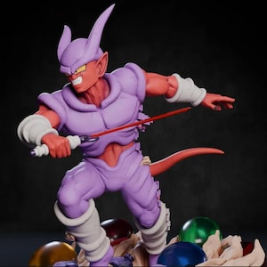 Janemba Dragon Ball Figure – 14K 3D Printed Resin Model | Hand Painted or Unpainted | DBZ Anime Villain Statue