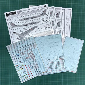 1:144 Decal Tupolev Tu-95MS (MSM) BEAR H - 40+ variants - Begemot 144-003 - HQ screen print decal for aircraft model kits