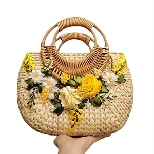 新品タグ付き　ludlow Water hyacinth バスケットバッグ 1_abc5df0f-eedd-4c09-8def-