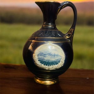 Vintage Porcelain Jug “Mont Ararat” – a Rare Collectible from the USSR!