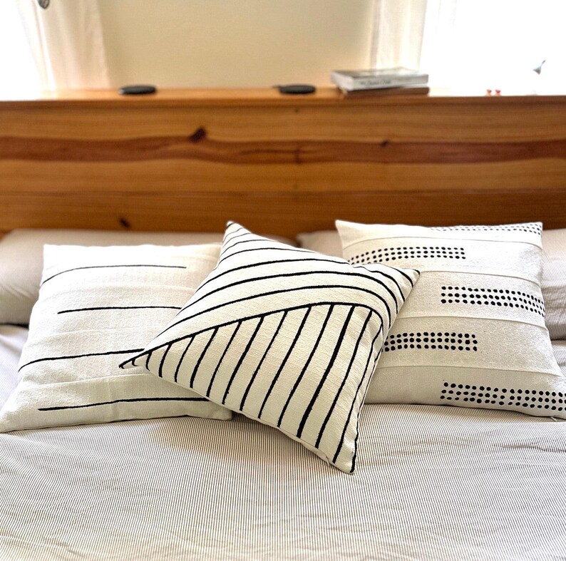 Organic Lines Sadza Pillow - Thumbnail 5