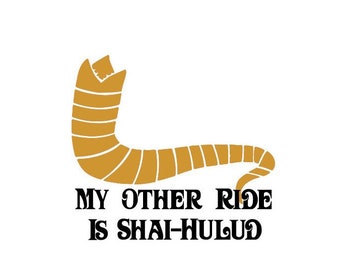 My Other Ride Is Shai-Hulud Vinyl Two Color Sticker/decal