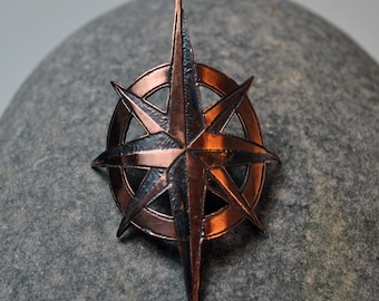 Compass Rose Head Badge