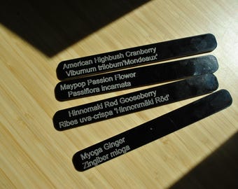 Custom Plant Markers/Garden Labels Stakes