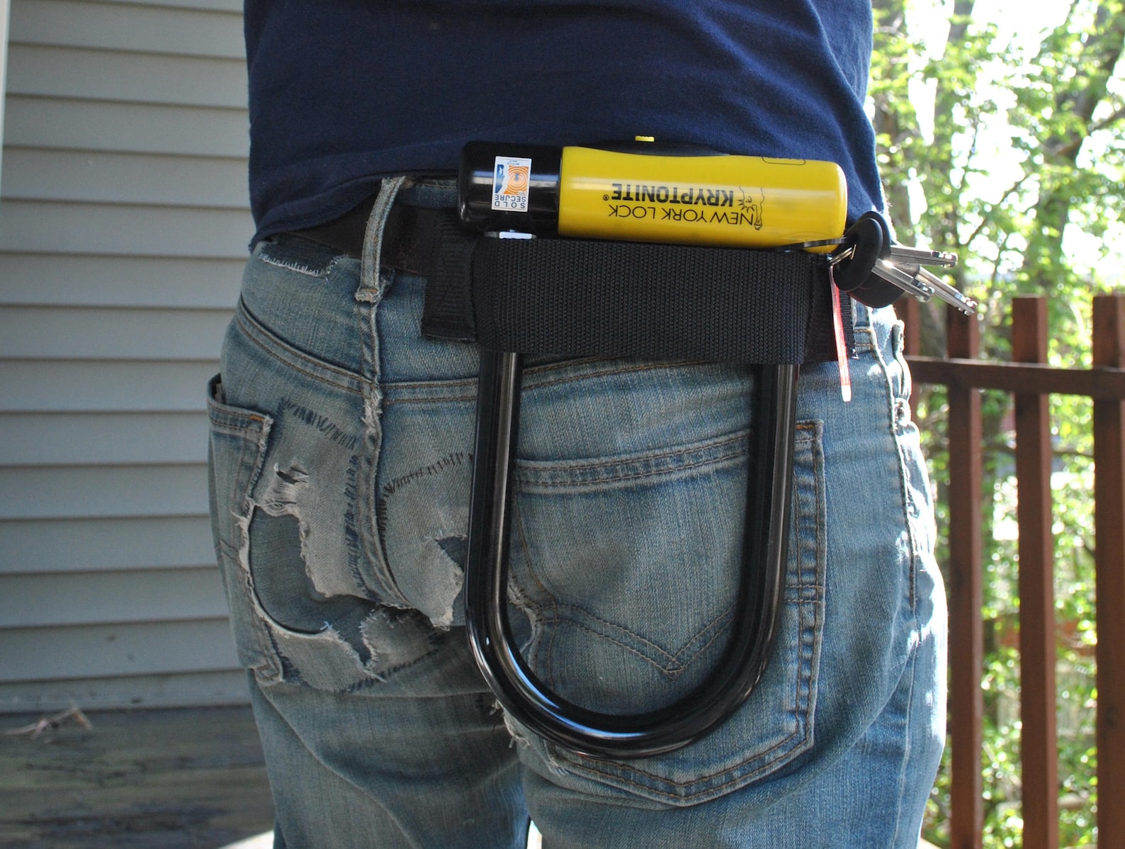 U Lock Holder/holster Belt Style Large Etsy