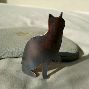 Black Cat Head Badge