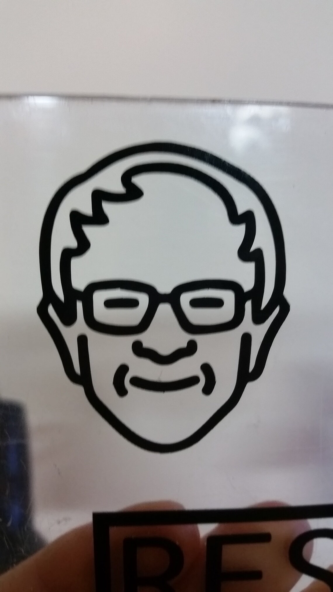 Bernie Sanders Head Vinyl Sticker/decal - Etsy