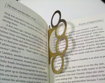 Brass Knuckles Bookmark