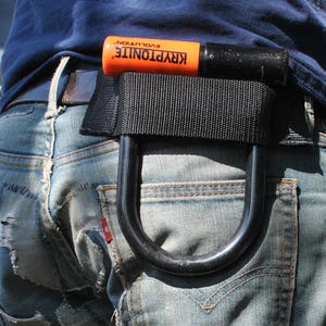 U Lock Holder/Holster Belt Style Small