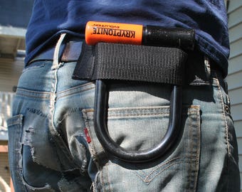 U Lock Holder/Holster Belt Style Small