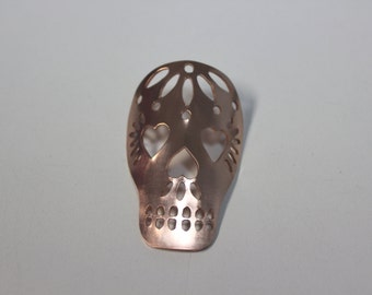 Sugar Skull Headbadge