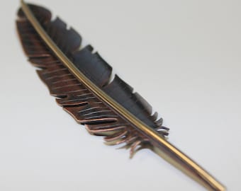 Crow Feather Head Badge