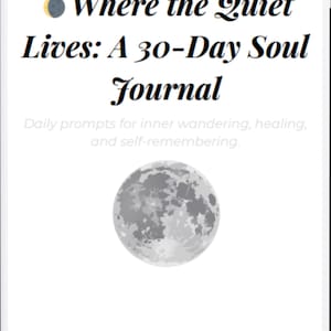 30-Day Self-Discovery Journal | Reflective Writing Prompts | Guided Emotional Healing Workbook | Digital Mental Health Journal PDF