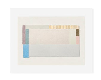 Kunstliefhebber cadeau, geometrische originele print - abstracte handgemaakte print - originele abstracte print - zeefdruk - Emma Lawrenson