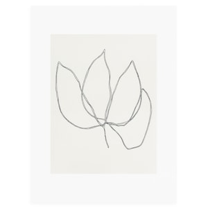Botanische Zeichnung - Moderner Botanischer Druck - Handgemachter Botanischer Druck - Minimaler Abstrakter Druck - Emma Lawrenson