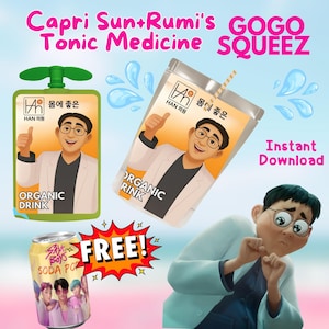 May include: An illustration featuring a cartoon doctor with thumbs up on drink packaging and a soda can. The packaging reads "Organic Drink" and "Organic Rink". The text "FREE!" is also visible.