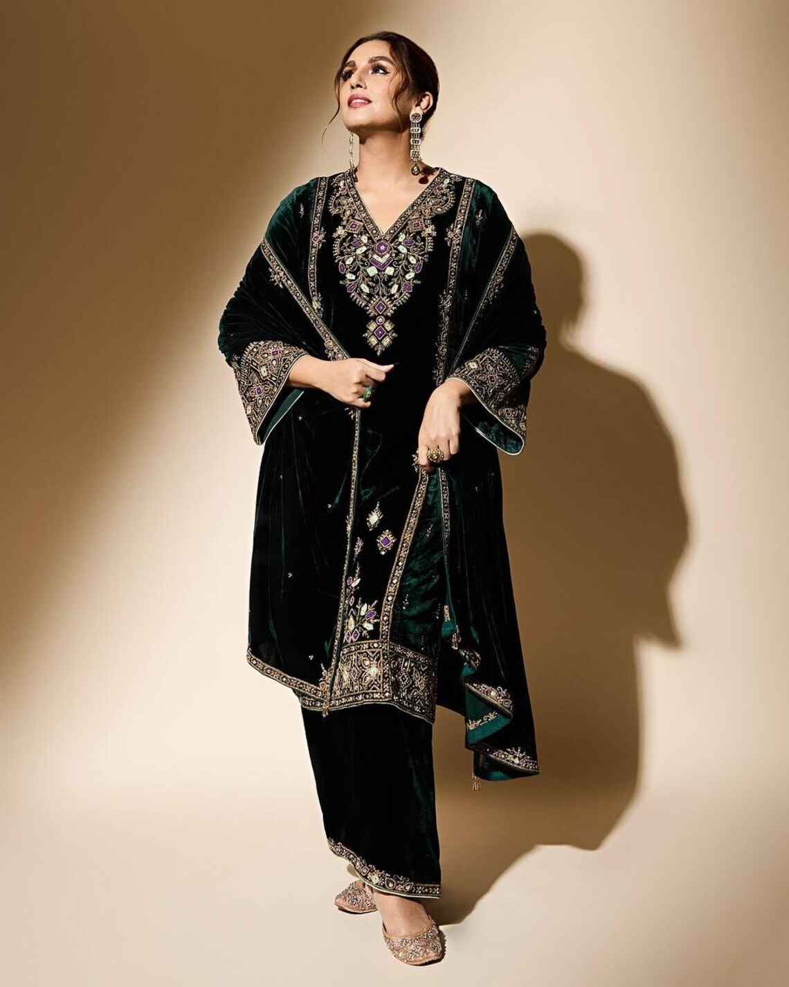 RFSS713 - Heavy Party Wear Suit with Skirt and Dupatta