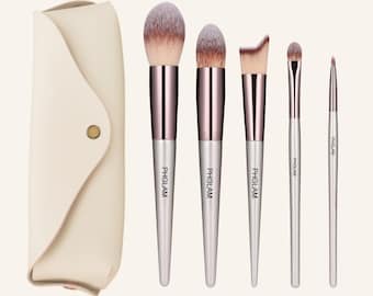 5 Pc Face Brush Set Everyday Makeup Essentials