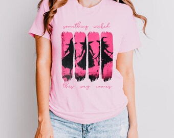 Spooky Season Witchy Shirts – Halloween Girls Trip Tee, Villains Costume Tops, Time to Get Wicked Sweatshirt, Witch Gift T-Shirts for Fall