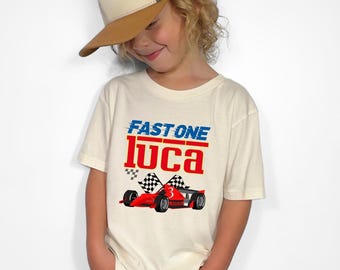 Fast One Birthday Shirt, Race Car Birthday Tee, Pit Crew Family Matching Shirts, Birthday Boy Outfit, Two Fast Party Shirt