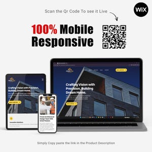 Wix Construction Website Template|Construction Company Contractor Services Site|Financing & Builder Design|Wix Template for Home Renovation
