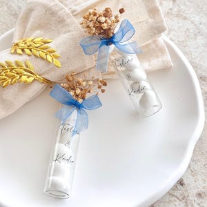 Cadeau de mariage personnalisé Jordan Amande Candy pot en verre, cadeau Nikkah, cadeau de bonbons de mariage, faveur de fiançailles, cadeau dragée tube, faveurs en vrac