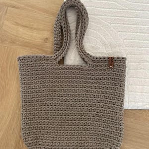 Crochet bag, Large bag, Knit handbag, Shoulder bag, Tote bag, Shopper bag, Casual rope bag, Woven bag, Christmas gift, Handmade bag, eco bag