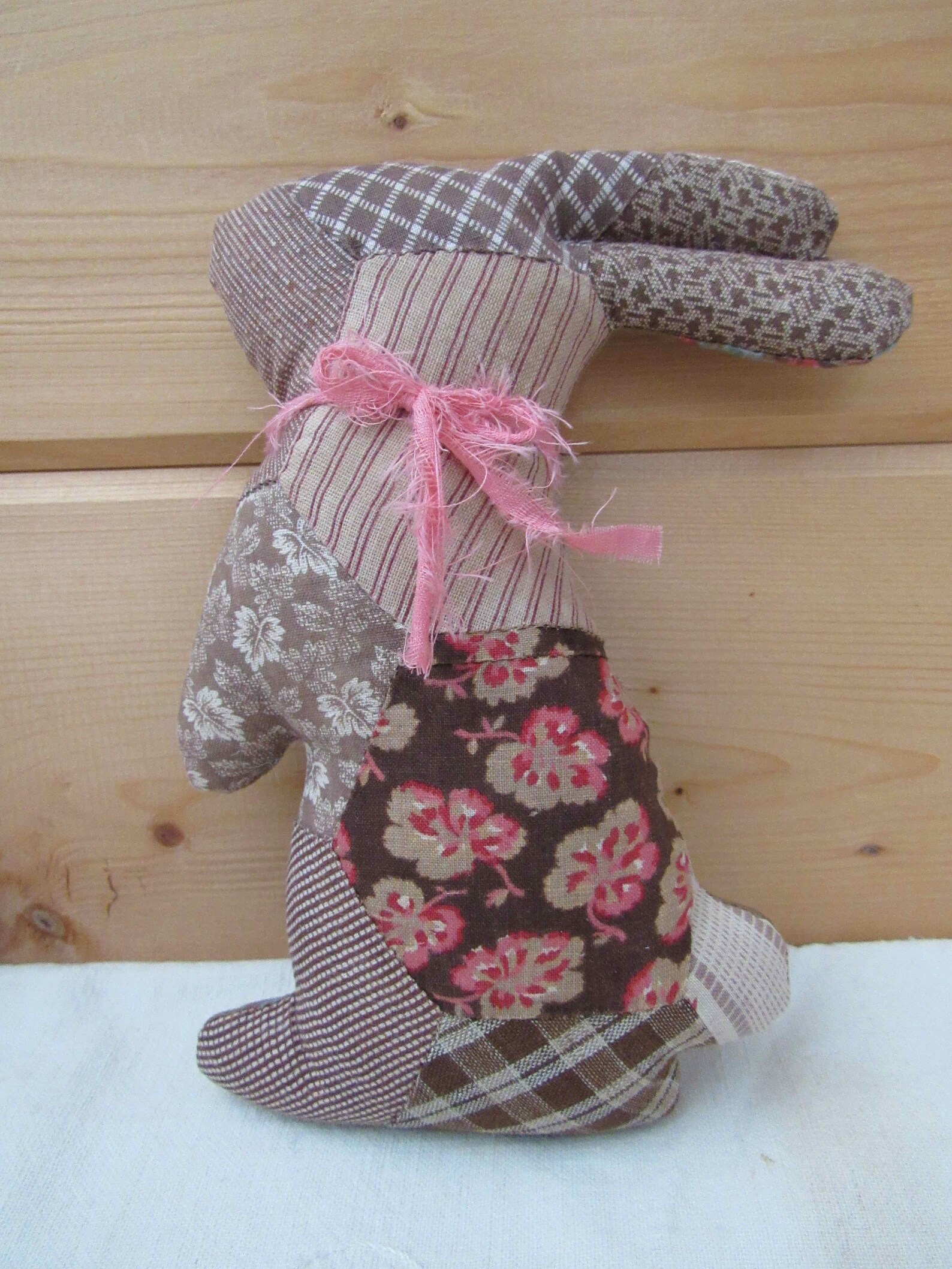 Stuffed Rabbit Pattern, Digital Download, Standing Bunny Templates, Two ...