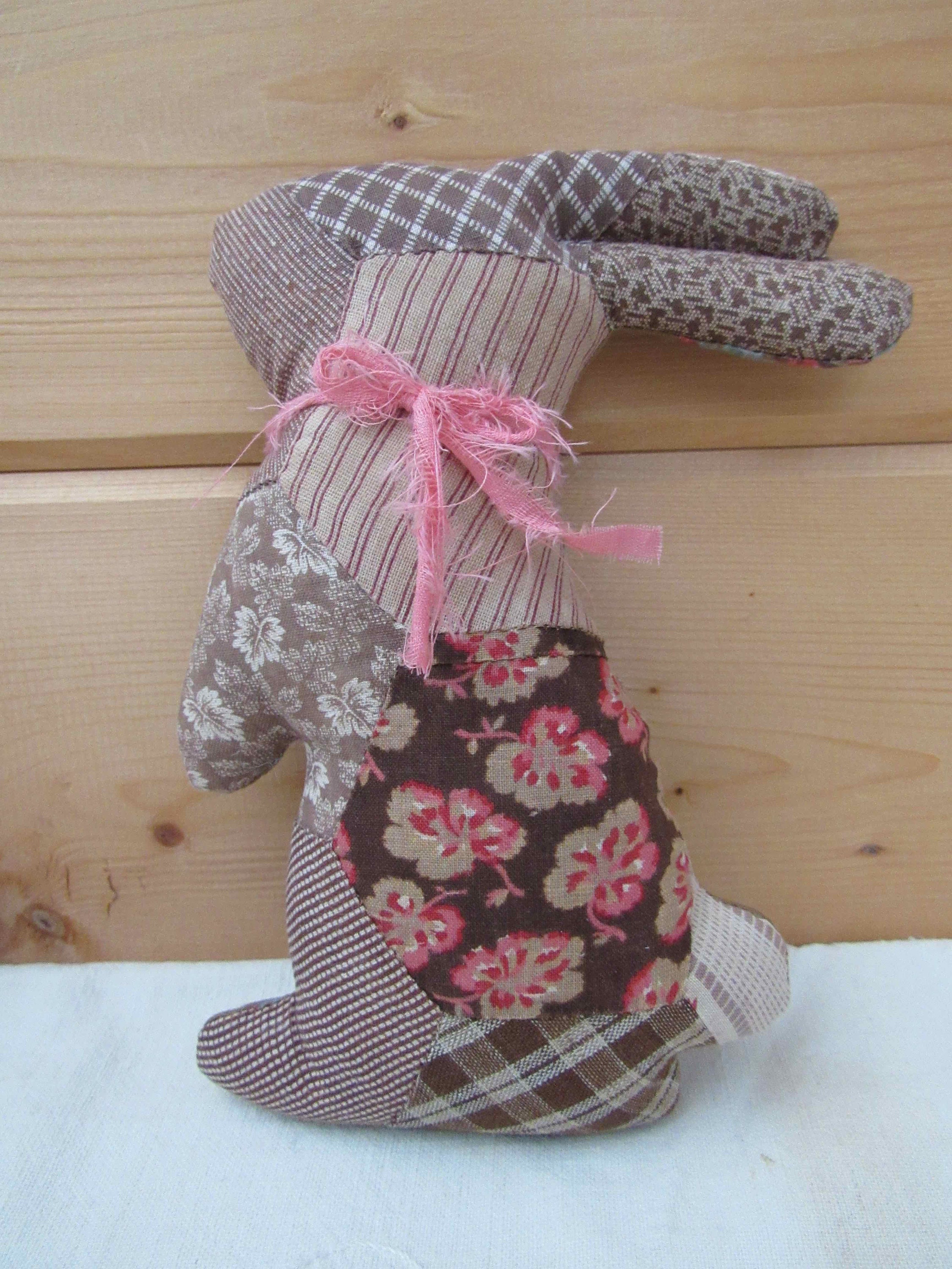 Stuffed Rabbit Patterns Stuffed Rabbit Pattern, Digital Download, Standing Bunny Templates, Two ...
