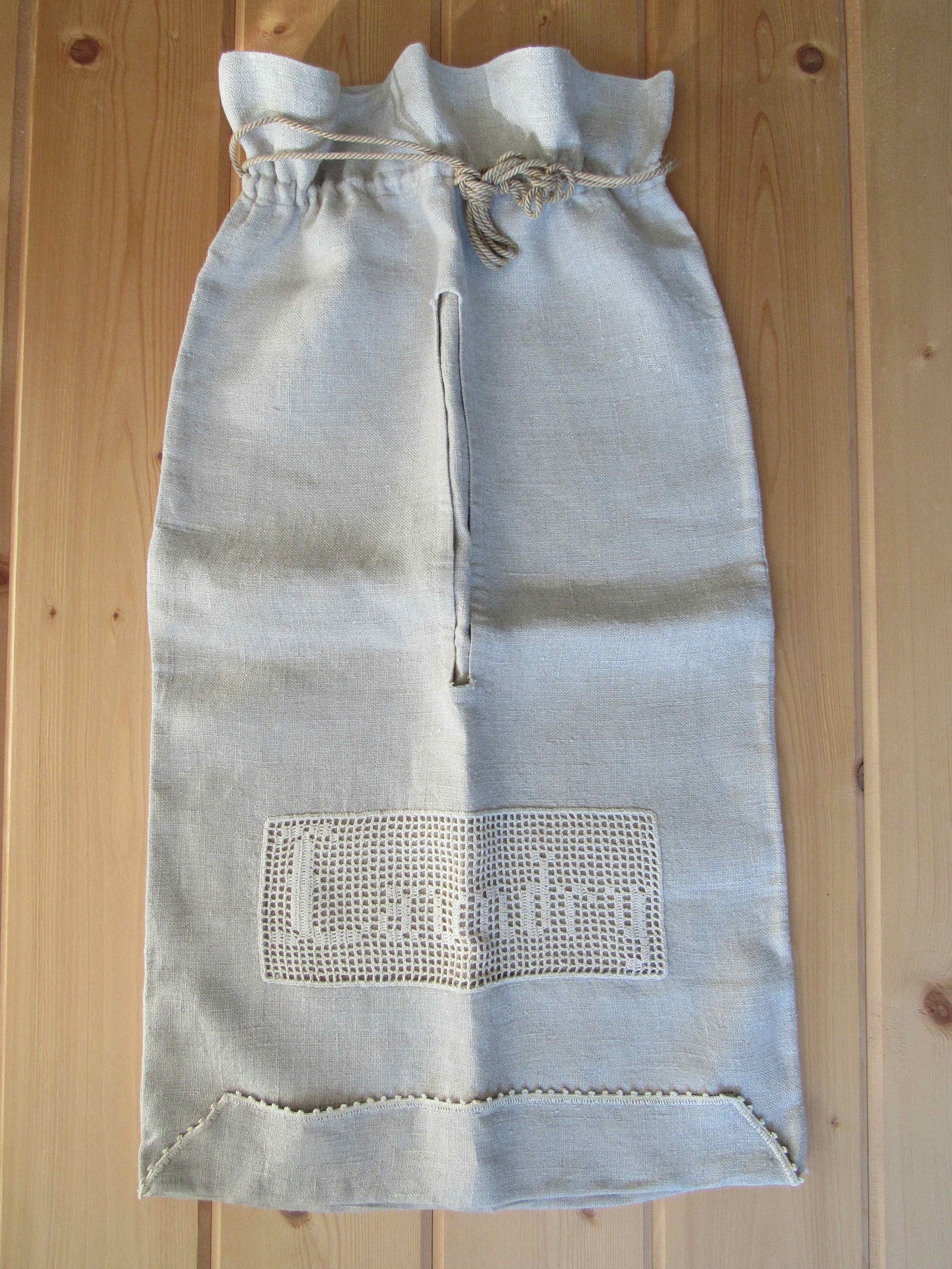 Victorian Linen Bag 