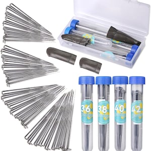 80PCS Needle Felting Needles, Wool Felting Needles, Needle Felting Tools Supplies Kit, DIY Wool Felting Crafts