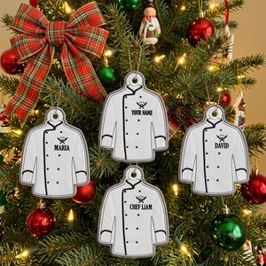 ITH Chef Coat Tag Embroidery Design | Baker Blank Applique Patch | Cooking Name Tag Ornament | Culinary Student File PES JEF