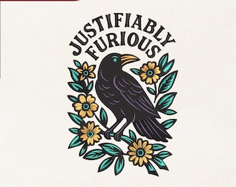 Justifiably Furious Comfort broderimaskinfil, 5 storlekar