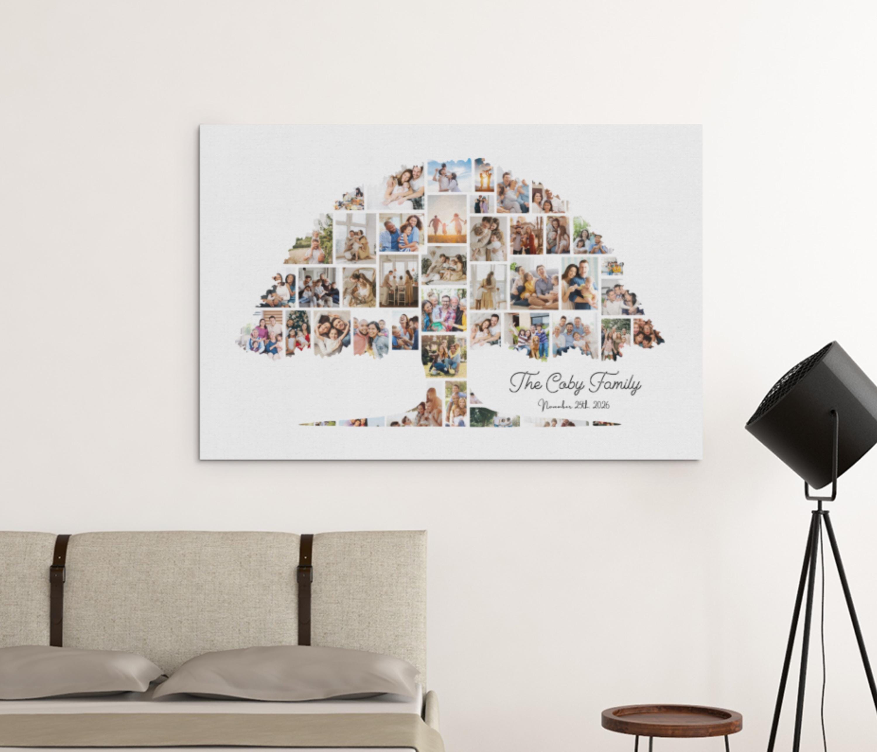 Family Tree Photo Collage – Personalized Ancestry Artwork – Custom ...