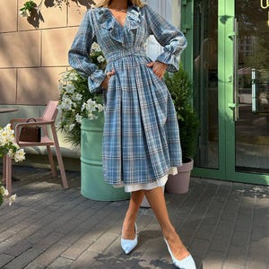 polka dot midi dresses White & Black Polka Dot Midi Dress - All Dresses