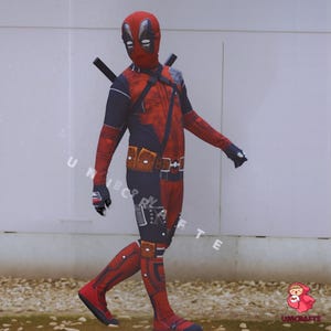 Tailored Funny-Rebellious Superhero Costume - Funny & Unique Outfit with Mask and Belt, Perfect for Halloween, Cosplay, and Comic Con