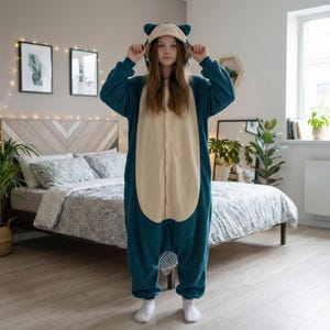 Cozy Animal Onesie for Kids – Soft Pajamas, Snuggly Hooded Loungewear