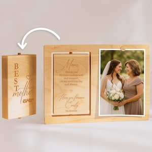 Mother of the Bride Gift from the Bride. Wedding Gift for Mom. Mother of the Bride Photo Frame. Mother of the Bride Gift Poem. Gift for Mom.