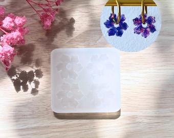 Molde de silicona para resina epoxi, UV, Resinmold, molde intercambiable para borlas, flores