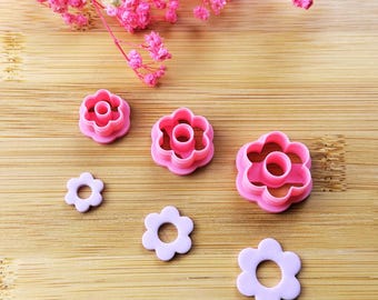 Flower cookie cutters l Polymer clay cookie cutters l Clay cutters l Fimo clay cookie cutters l Clay cutters l Tassel cookie cutters