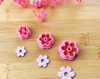 Flower cookie cutters l Polymer clay cookie cutters l Clay cutters l Fimo clay cookie cutters l Clay cutters l Tassel cookie cutters