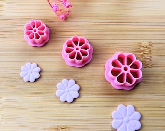 Flower cookie cutters l Polymer clay cookie cutters l Clay cutters l Fimo clay cookie cutters l Clay cutters l Tassel cookie cutters
