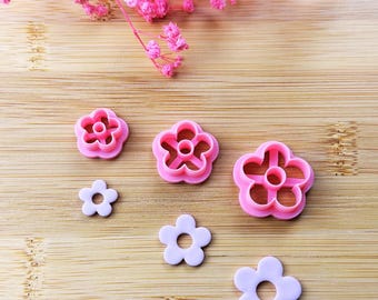 Flower cookie cutters l Polymer clay cookie cutters l Clay cutters l Fimo clay cookie cutters l Clay cutters l Tassel cookie cutters