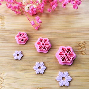 Tagliabiscotti a forma di fiore l Tagliabiscotti in pasta polimerica l Tagliabiscotti in argilla l Tagliabiscotti in pasta fimo l Tagliabiscotti in argilla l Tagliabiscotti a forma di nappa