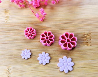 Flower cookie cutters l Polymer clay cookie cutters l Clay cutters l Fimo clay cookie cutters l Clay cutters l Tassel cookie cutters