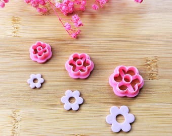 Flower cookie cutters l Polymer clay cookie cutters l Clay cutters l Fimo clay cookie cutters l Clay cutters l Tassel cookie cutters