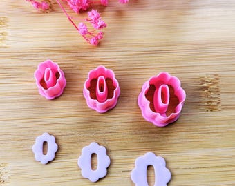 Flower cookie cutters l Polymer clay cookie cutters l Clay cutters l Fimo clay cookie cutters l Clay cutters l Tassel cookie cutters